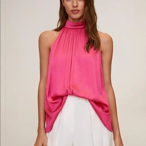 MANGO HALTER TOP
